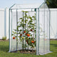 Green Fingers Mini Greenhouse PE Cover Green House Roll-Up Zippered Door 1.0x0.8x1.5M - Mekamart Australia