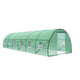 Green Fingers Greenhouse 9x3x2M Walk in Green House Tunnel Plant Garden Shed Dome - Mekamart Australia