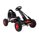 Rigo Kids Pedal Go Kart Ride On Toys Racing Car Rubber Tyre Black - Mekamart Australia