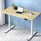 Artiss Standing Desk Motorised Dual Motor 120CM White Oak - Mekamart Australia