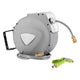 Water Hose Reel 20M Retractable Auto Rewind Garden Brass Spray Gun - Mekamart Australia