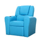 Keezi Kids Recliner Chair PU Leather Sofa Lounge Couch Children Armchair Blue - Mekamart Australia