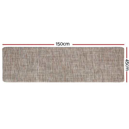 Artiss Kitchen Mat 45x150cm Textilene Floor Rug Carpet Non-slip - Mekamart Australia