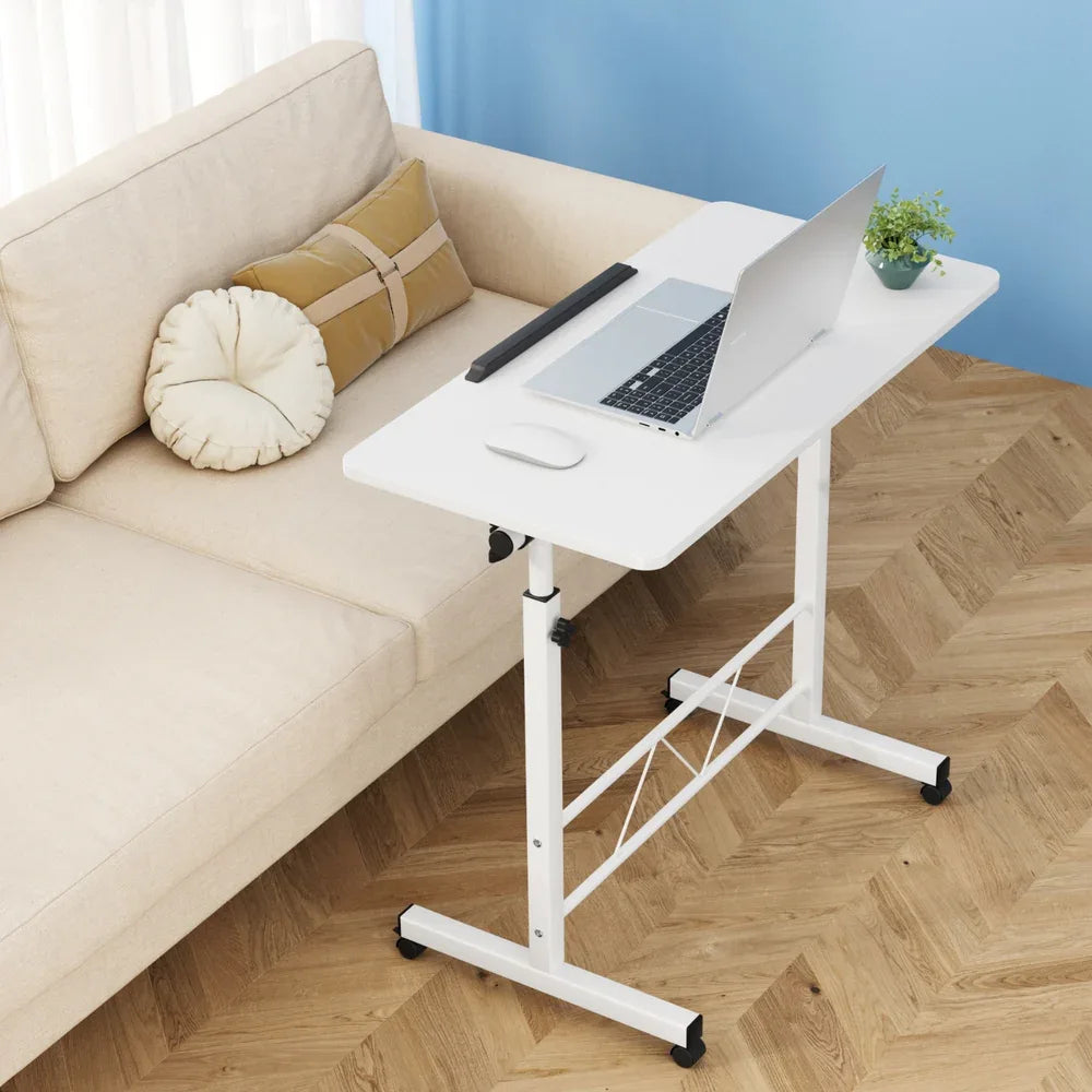 Artiss Laptop Desk Table Adjustable 80CM White - Mekamart Australia