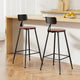 Artiss 2x Bar Stools Vintage Metal Chairs - Mekamart Australia