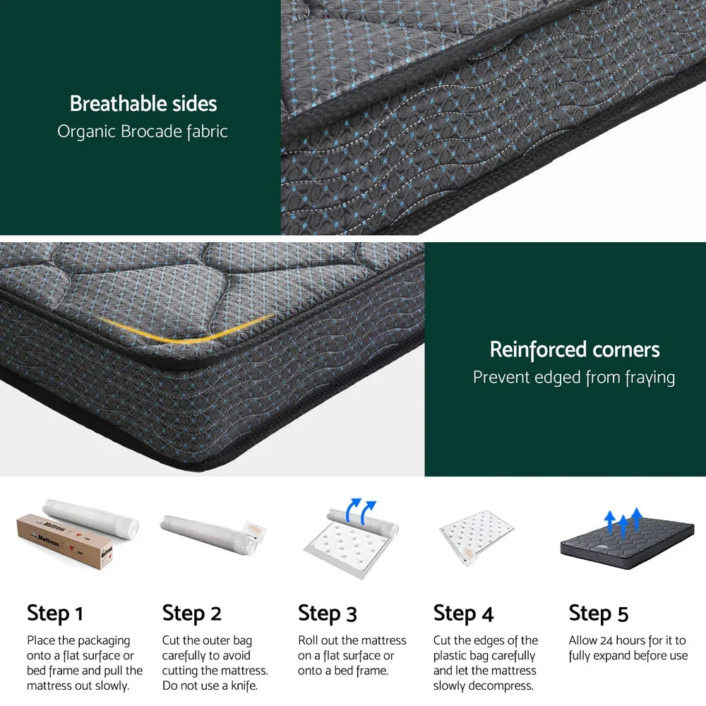 16cm Mattress Giselle Bonnell Spring King Single - Mekamart Australia