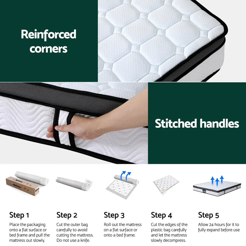 Giselle Mattress Cool Gel Foam 25cm King - Mekamart Australia