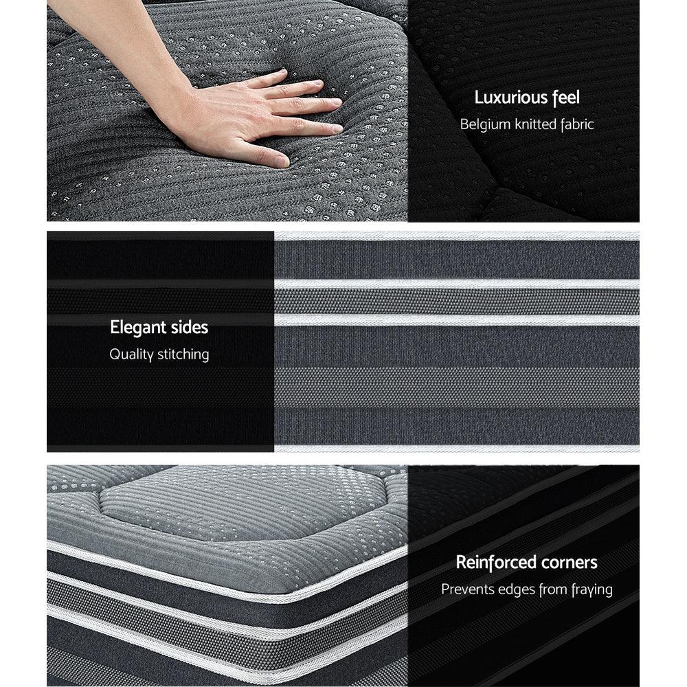 Giselle Bedding 35cm Mattress Bamboo Cover King - Mekamart Australia