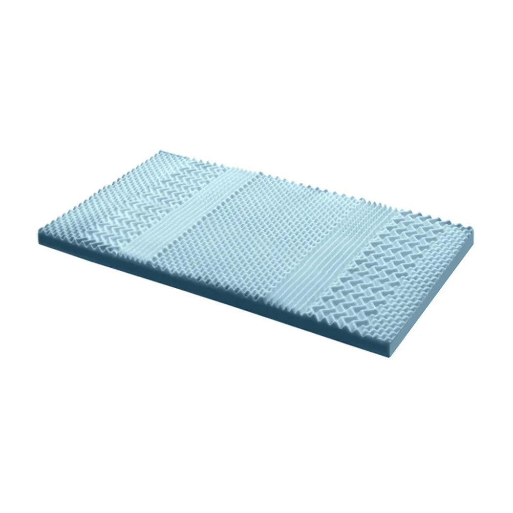 Giselle Memory Foam Mattress Topper 7-Zone 8cm King Single - Mekamart Australia