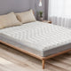Giselle Bedding Memory Foam Mattress Topper 7-Zone Airflow Pad 8cm Single White - Mekamart Australia
