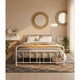 Artiss Bed Frame Metal Bed Frame LEO - Double (White) - Mekamart Australia