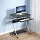 Artiss Computer Desk Keyboard Tray Shelf Black 60CM - Mekamart Australia