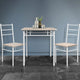 Artiss Dining Table And Chairs Set fo 3 Oak - Mekamart Australia