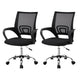 Artiss 2x Mesh Office Chair Mid Back Black - Mekamart Australia