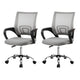 Artiss 2x Mesh Office Chair Mid Back Grey - Mekamart Australia