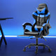 Artiss Gaming Office Chair Recliner Footrest Blue - Mekamart Australia
