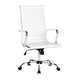 Artiss Office Chair Conference Chairs PU Leather High Back White - Mekamart Australia