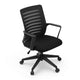 Artiss Ergonomic Office Chair Mesh Computer Desk Chairs with Lumbar Support, Height Adjustment Swivel Chair Mid Back for Home Office Study, Black - Mekamart Australia