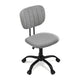 Artiss Armless Office Chair with Wheels, Ergonomic 360° Swivel Home Office Desk Chair, Height Adjustable Computer Task Chair with Fabric Back and Seat for Small Space, Grey - Mekamart Australia