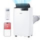 Devanti Portable Air Conditioner Dehumidifier Fan 12000BTU - Mekamart Australia