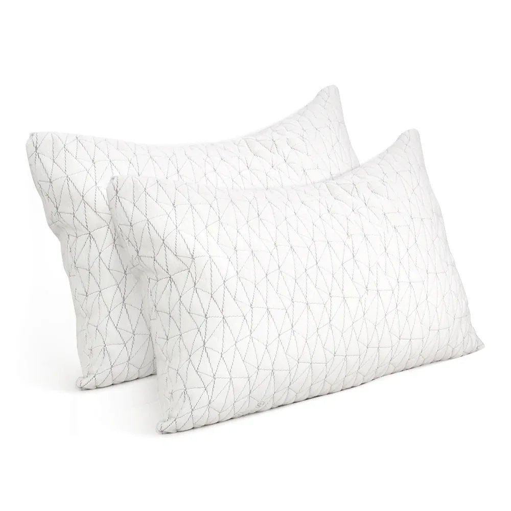 Giselle Bedding Memory Foam Pillow Single Size Twin Pack - Mekamart Australia
