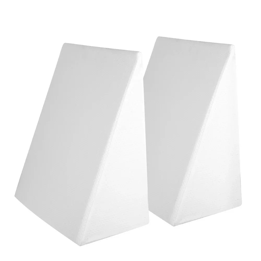 Giselle Bedding Wedge Pillow White Twin Pack - Mekamart Australia