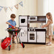 Keezi Kids Kitchen Playset BBQ Grill Toy with Wooden Pretend Play Set 80cm