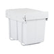 Cefito Pull Out Bin Kitchen Double Basket 2X20L White - Mekamart Australia