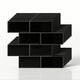 Artiss 3D Peel and Stick Wall Tiles Self Adhesive Subway Backsplash 10 Sheets, Black
