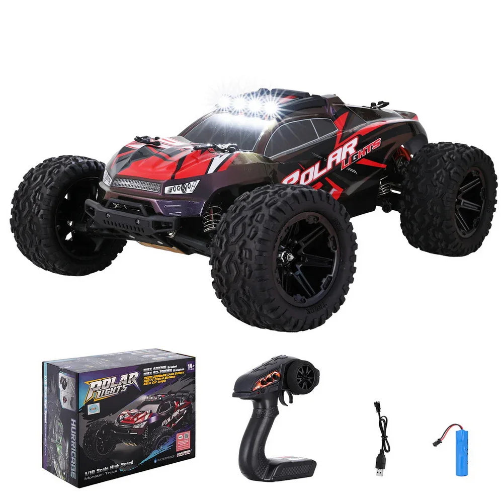 Keezi Kids Remote Control Car Off-Road Truck with Lights Electric Vehicle Toys - Mekamart Australia