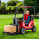 Rigo Kids Electric Ride On Car Forklift Loader Toys Cars Horn Remote 12V Red - Mekamart Australia