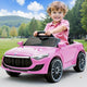 Rigo Kids Electric Ride On Car Toys Cars Headlight Music Remote Control 12V Pink - Mekamart Australia