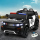 Electric Ride On Car Rigo Kids Patrol Police Ride On Cars Horn Music Remote Black - Mekamart Australia