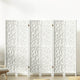 Artiss 6 Panel Room Divider Screen 244x170cm Clover White - Mekamart Australia
