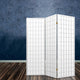 Artiss 3 Panel Room Divider Screen 131x179cm White - Mekamart Australia
