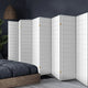 Artiss 8 Panel Room Divider Screen 348x179cm White - Mekamart Australia