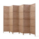Artiss 6 Panel Room Divider Screen 245x170cm Woven Natural - Mekamart Australia
