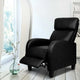 Artiss PU Leather Reclining Armchair - Black - Mekamart Australia