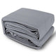 Instahut Shade Sail 3x3m Square 280GSM 98% Grey Shade Cloth - Mekamart Australia