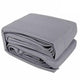 Instahut Shade Sail 4x6m Rectangle 280GSM 98% Grey Shade Cloth - Mekamart Australia