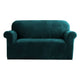 Artiss Sofa Cover Couch Covers 2 Seater Velvet Agate Green - Mekamart Australia