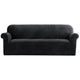 Artiss Sofa Cover Couch Covers 4 Seater Velvet Black - Mekamart Australia