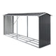 Giantz Firewood Storage Shed 334.5CM x 92CM Outdoor Log Rack Galvanised Steel Wood Holder