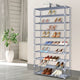 Artiss Shoe Rack Cabinet Stackable 10-Tier Grey - Mekamart Australia