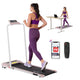 Everfit 2 in 1 Treadmill Electric Walking Pad Under Desk Home Gym Fitness 380mm Pink