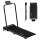 Everfit 3 in 1 Walking Pad Treadmill 12% Incline Foldable Under Desk Treadmills for Home Gym With 40cm Wide Belt Black