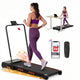 Everfit 3 in 1 Treadmill Electric Walking Pad Auto Incline Foldable for Home Gym Black