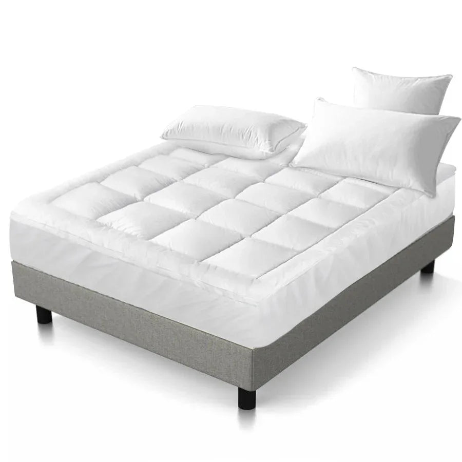 Giselle Bedding Mattress Topper Pillowtop Bamboo King - Mekamart Australia