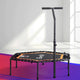 Everfit 51inch Hexagon Fitness Trampoline Rebounder Adjustable Handrail Orange - Mekamart Australia