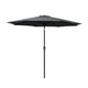 Instahut 2.7m Outdoor Umbrella w/Base Pole Stand Garden Beach Black - Mekamart Australia